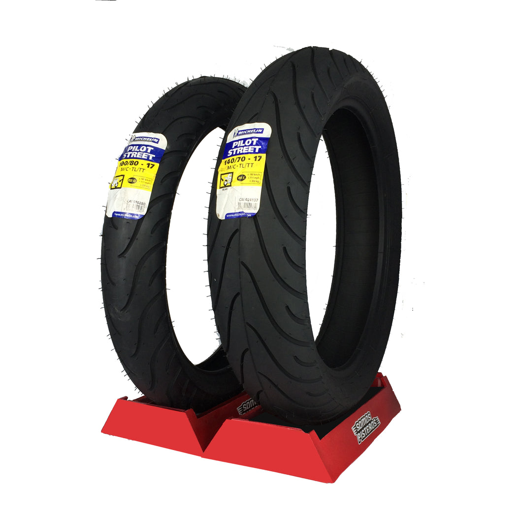 Llantas Michelin 140/70 Y 100/80 Pilot Street Gixxer Vort FZ