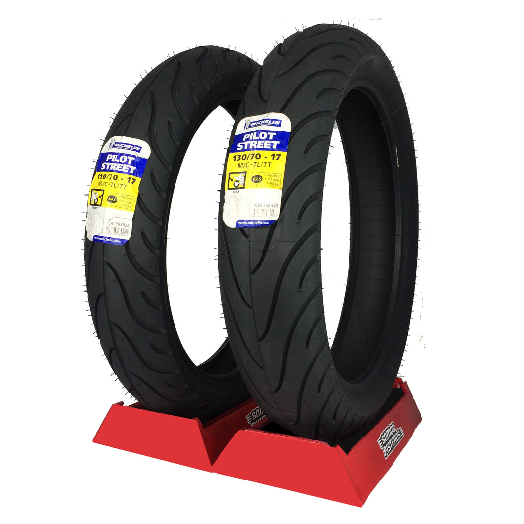 LLantas Michelin 130/70 Y 110/70 Pilot Street Pulsar Fz