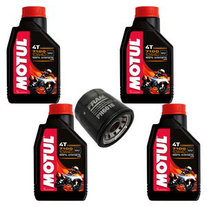 Kit Filtro 4l Aceite Motul 10w40 7100 R6 R1 Gsxr 636 600rr