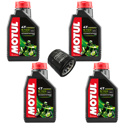 Promo! Deportivas 4 L Aceite Motul 5100 15w50 Filtro Fram