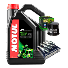 Cargar imagen en el visor de la galería, Kit Afinación 4l 5100 15w50 Bujías NGK Filtro HF R1 R6R R6S 1000RR 600rr GSXR ZX6R
