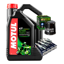 Cargar imagen en el visor de la galería, Kit Afinación 4l 5100 15w50 Bujías NGK Filtro HF R1 R6R R6S 1000RR 600rr GSXR ZX6R