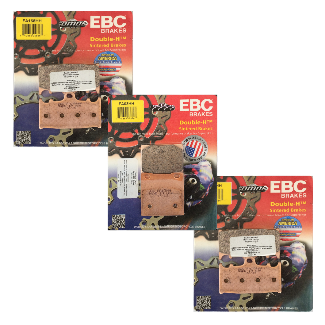 Kit Balatas EBC HH Del Tras GSXR 600 97 03 GSXR 750 00 03 ZX7R 91 95
