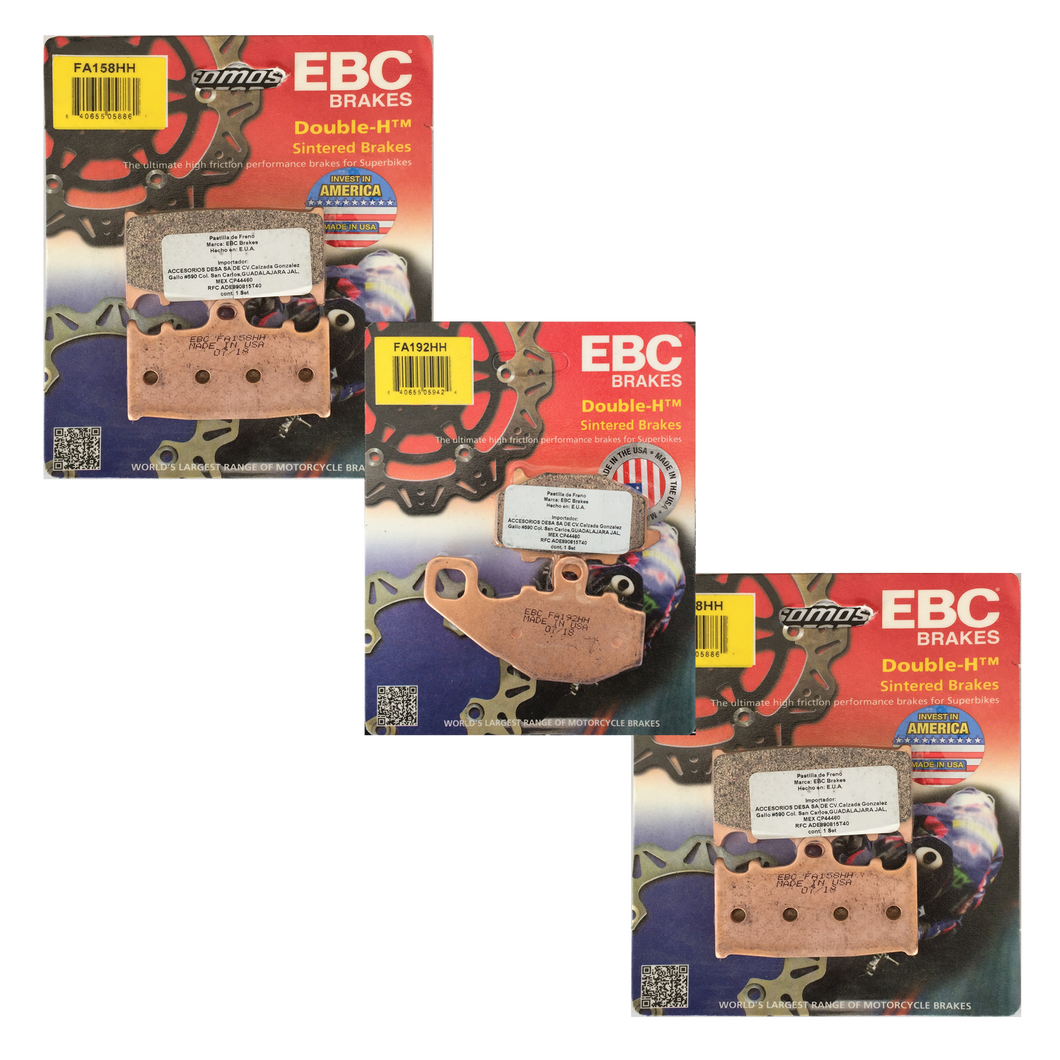 Kit Balatas EBC HH Del Tras Kawasaki ZX6R 1996 1997
