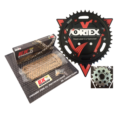 Kit De Arrastre 520 2 Sprocket Y Cadena Ek R6r R6s Relacion