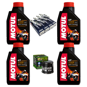 Kit Afinacion Motul 7100 HF NGK R6R R1 GSXR ZX6R ZX10 1000RR