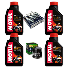 Cargar imagen en el visor de la galería, Kit Afinacion Motul 7100 HF NGK R6R R1 GSXR ZX6R ZX10 1000RR