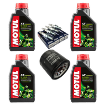 Cargar imagen en el visor de la galería, Kit Afinacion 4l Motul 5100 Ngk Fram R1 GSXR 1000RR R6R 600R