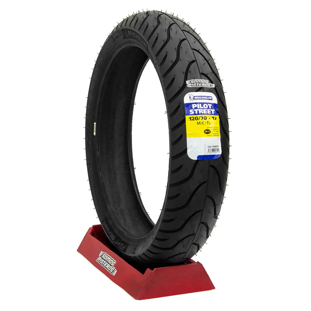 Llanta Michelin 120/70 17 Pilot Street 58S 180 km/h