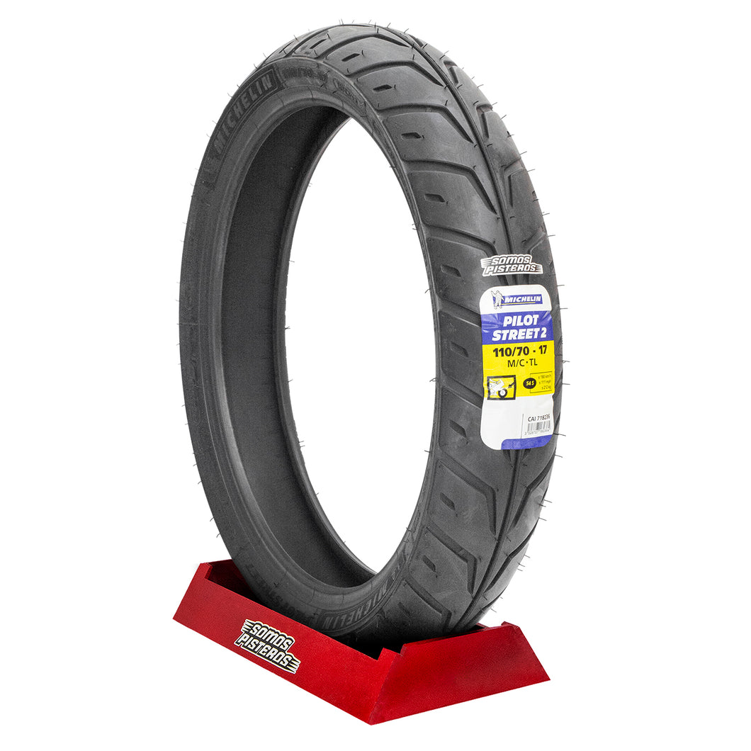 Llanta Michelin 110/70 17 54S Pilot Street 2 R3 CB19 FZ Domi