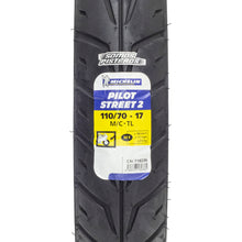Cargar imagen en el visor de la galería, Llanta Michelin 110/70 17 54S Pilot Street 2 R3 CB19 FZ Domi