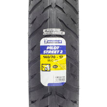 Cargar imagen en el visor de la galería, Llanta Michelin 140/70 17 66S Pilot Street 2 CB19 FZ R3 MT03