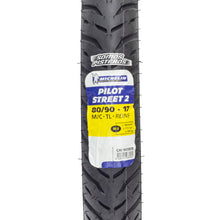 Cargar imagen en el visor de la galería, Llanta Michelin 80/90 17 50S Pilot Street 2 150sz 170z