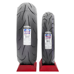 Llantas Mitas 120/65 y 180/55 SportForce + R6R R6S FZ07 GSXR