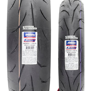 Llantas Mitas 120/65 y 190/50 SportForce + 600RR GSXR ZX6R