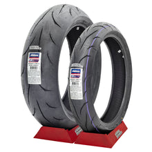Cargar imagen en el visor de la galería, Llantas Mitas 120/65 y 190/55 SportForce + R1 ZX10R 1000RR