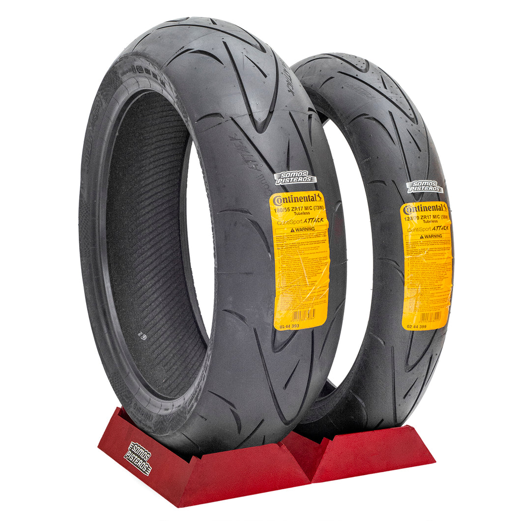 LLantas 120/70 Y 180/55 ContiSportAttack R6R GSXR 600RR ZX6R