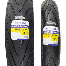 Cargar imagen en el visor de la galería, Kit Michelin PILOT ROAD 2 120/70 Y 180/55
