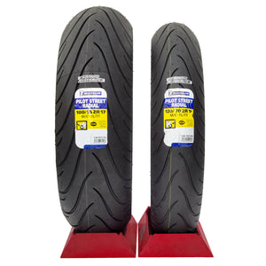 Kit de Llantas Michelin PILOT STREET RADIAL 120/70 Y 180/55