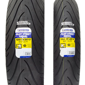 Kit de Llantas Michelin PILOT STREET RADIAL 120/70 Y 180/55