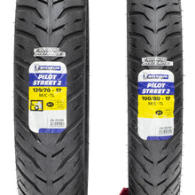 Cargar imagen en el visor de la galería, Llantas Michelin 130/70 Y 100/80 Pilot Street 2 Pulsar 250 Z