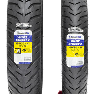 Llantas Michelin 130/70 Y 100/80 Pilot Street 2 Pulsar 250 Z