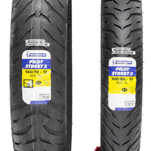 Cargar imagen en el visor de la galería, Llantas Michelin 140/70 Y 100/80 Pilot Street 2 Gixxer FZ