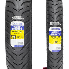 Cargar imagen en el visor de la galería, LLantas Michelin 130/70 Y 90/80 Pilot Street 2 GSXR 150 r15