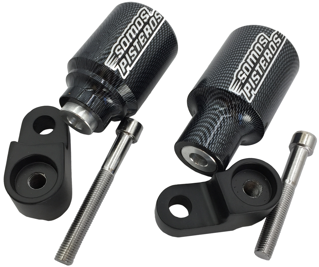 Sliders de Carenado Tipo Carbono Honda 600rr 2007 2008