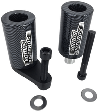 Cargar imagen en el visor de la galería, Sliders de Carenado Tipo Carbono Yamaha R6S 2003 2009