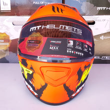 Cargar imagen en el visor de la galería, CASCO MT STINGER NERON C4 NARANJA FLUO MATE PULSAR R6R FZ R1