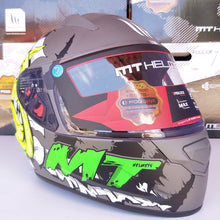 Cargar imagen en el visor de la galería, CASCO MT STINGER NERON B3 AMARILLO FLUO MATE PULSAR R6R FZ