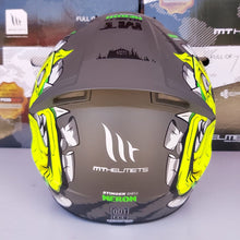 Cargar imagen en el visor de la galería, CASCO MT STINGER NERON B3 AMARILLO FLUO MATE PULSAR R6R FZ