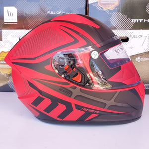 CASCO MT STINGER ACERO B1 ROJO MATE PULSAR R6R FZ R1 R15 CBR
