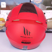 Cargar imagen en el visor de la galería, CASCO MT STINGER ACERO B1 ROJO MATE PULSAR R6R FZ R1 R15 CBR