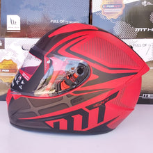 Cargar imagen en el visor de la galería, CASCO MT STINGER ACERO B1 ROJO MATE PULSAR R6R FZ R1 R15 CBR