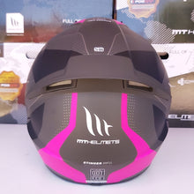 Cargar imagen en el visor de la galería, CASCO MT STINGER PARADOX C8  ROSA FLUO MATE PULSAR R6R FZ R1