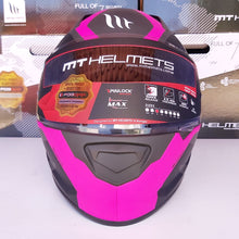 Cargar imagen en el visor de la galería, CASCO MT STINGER PARADOX C8  ROSA FLUO MATE PULSAR R6R FZ R1