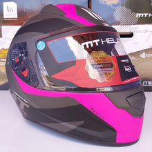 Cargar imagen en el visor de la galería, CASCO MT STINGER PARADOX C8  ROSA FLUO MATE PULSAR R6R FZ R1