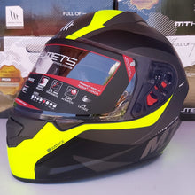 Cargar imagen en el visor de la galería, CASCO MT STINGER PARADOX C3 AMARILLO FLUO MATE PULSAR R6R FZ
