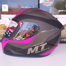Cargar imagen en el visor de la galería, CASCO MT STINGER PARADOX C8  ROSA FLUO MATE PULSAR R6R FZ R1