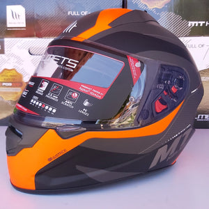 CASCO MT STINGER PARADOX C4 NARANJA FLUO MATE PULSAR R6R FZ