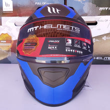 Cargar imagen en el visor de la galería, CASCO MT STINGER PARADOX C7 AZUL MATE PULSAR R6R FZ R1 R15