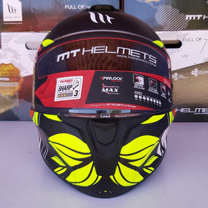CASCO MT TARGO TRUCK A3 ROJO MATE PULSAR R6R FZ R1 R15 CBR