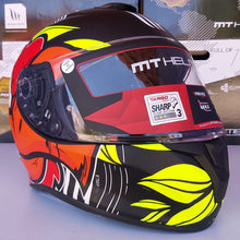 Cargar imagen en el visor de la galería, CASCO MT TARGO TRUCK A3 ROJO MATE PULSAR R6R FZ R1 R15 CBR