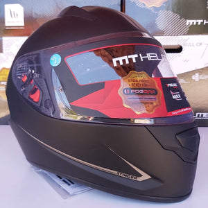 CASCO  MT STINGER SOLID NEGRO MATE PULSAR R6R FZ R1 R15 CBR