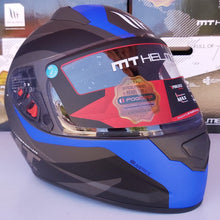 Cargar imagen en el visor de la galería, CASCO MT STINGER PARADOX C7 AZUL MATE PULSAR R6R FZ R1 R15