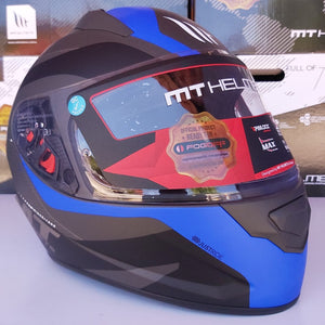 CASCO MT STINGER PARADOX C7 AZUL MATE PULSAR R6R FZ R1 R15