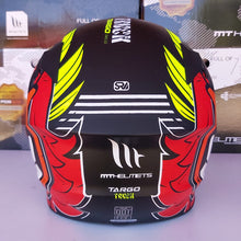 Cargar imagen en el visor de la galería, CASCO MT TARGO TRUCK A3 ROJO MATE PULSAR R6R FZ R1 R15 CBR