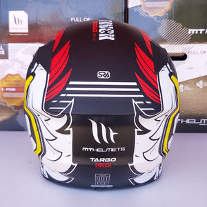 CASCO MT TARGO TRUCK A0 BLANCO MATE PULSAR R6R FZ R1 R15 CBR